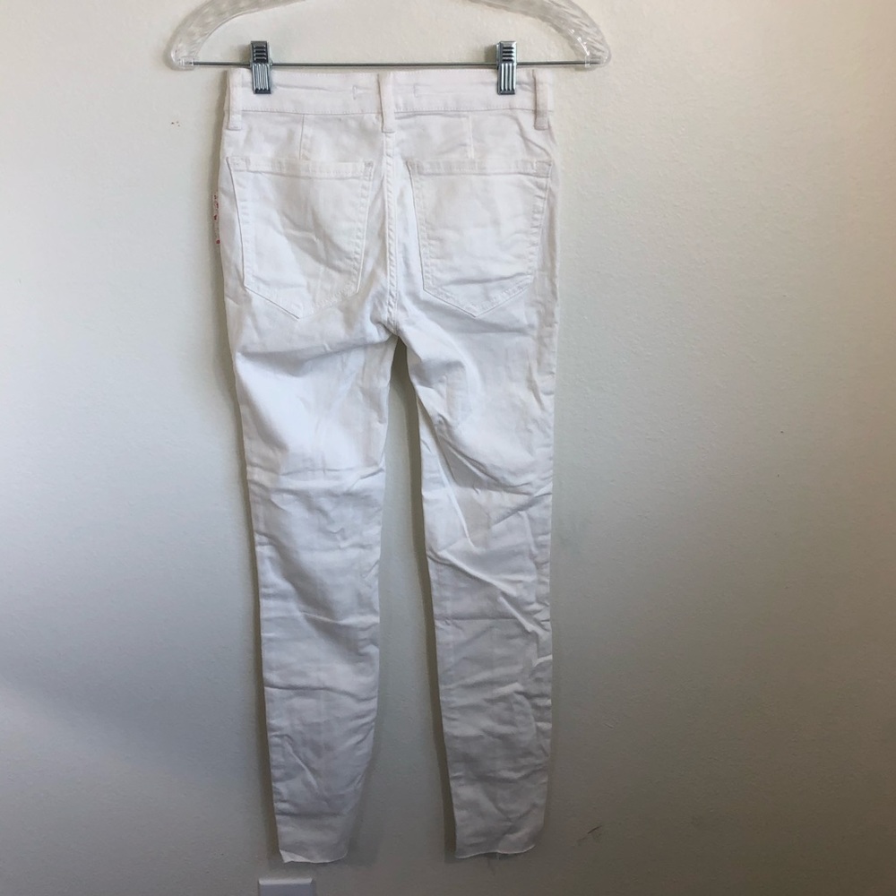 NWT Free People Del Wray White Skinny Jeans - Picture 5 of 8